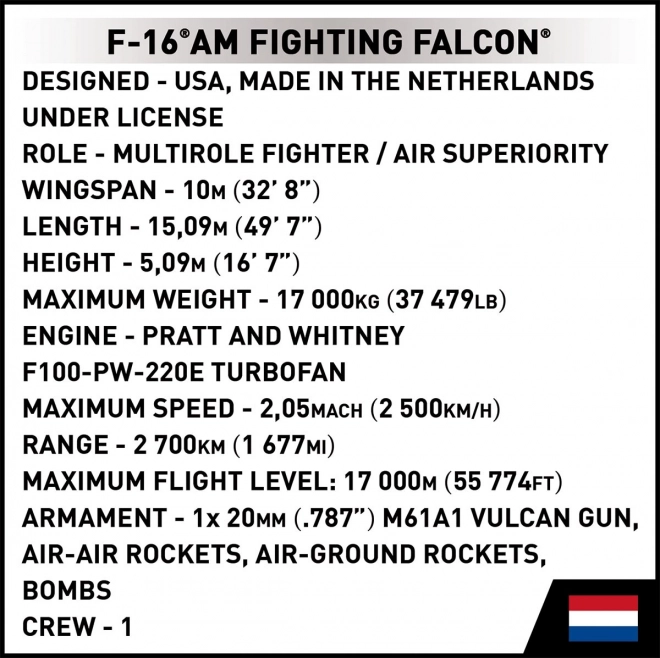 Stavebnice F-16 AM Fighting Falcon