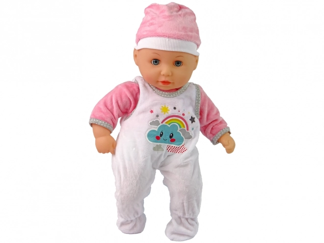 Dětský dudlík pro panenky Pink White Cloud Pyjamas