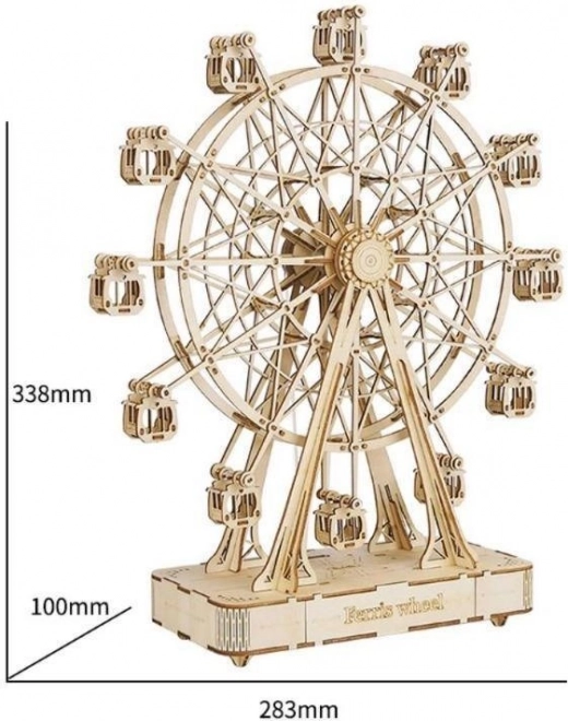 RoboTime 3D skládačka hrací skříňky Ruské kolo