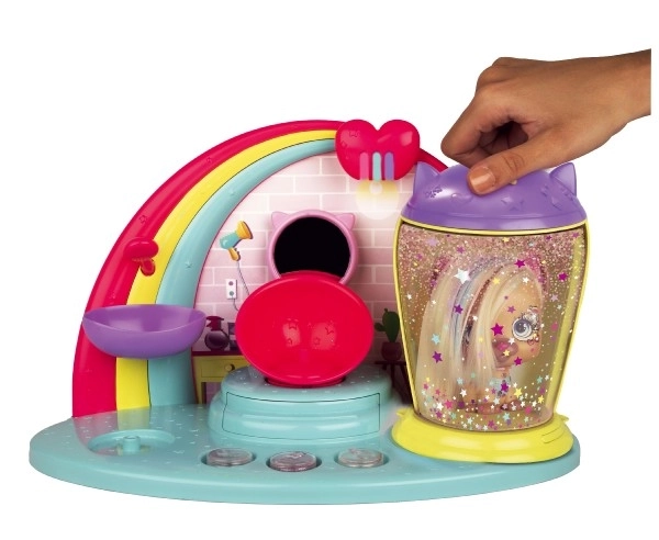 Kadeřnický salón VIP pro mazlíčky Fábio a Fábia! plast se zvířátkem s doplňky v krabici 37x32x14cm