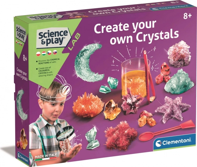 Laboratoř pro vlastní krystaly od Clementoni