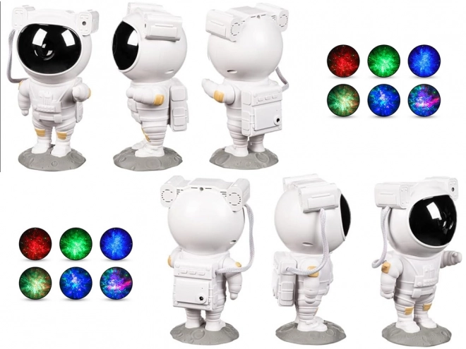 Hvězdný projektor ve tvaru astronauta s dálkovým ovládáním