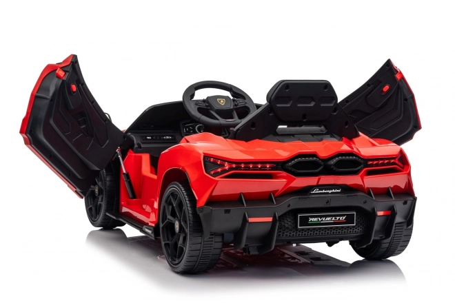 Dětské auto Lamborghini Revuelto červené