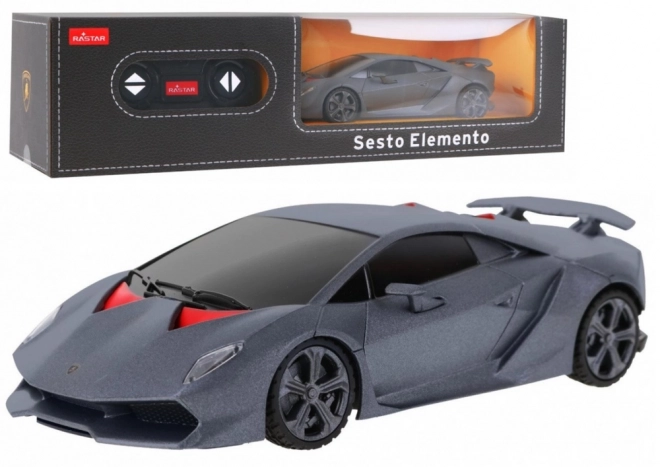 RC sportovní auto 1:24 Lamborghini Sesto Elemento Grey na dálkové ovládání