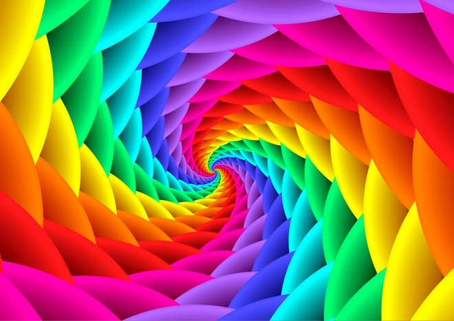 Duhový vír 1000 dílků puzzle