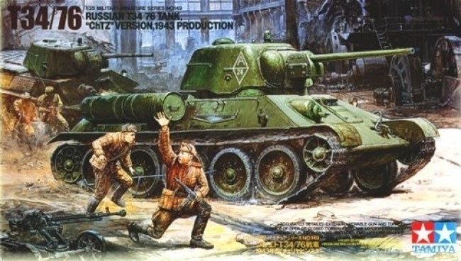 Plastikový model tanku Russian T34/76