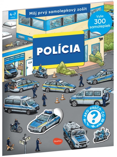 Můj první samolepkový sešit – Policie