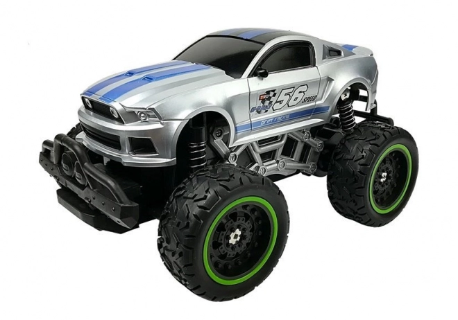 Dálkově ovládané R/C 6,5 km/h s vysokými koly – stříbrné