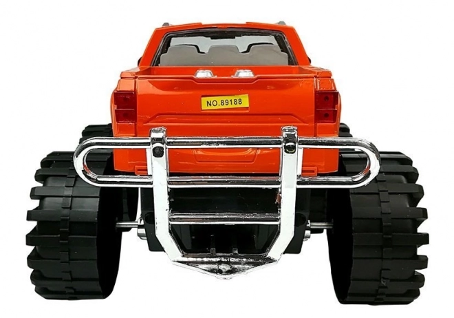Sada vozidel Oranžový Monster Truck Červený BMW Caravan 58 cm
