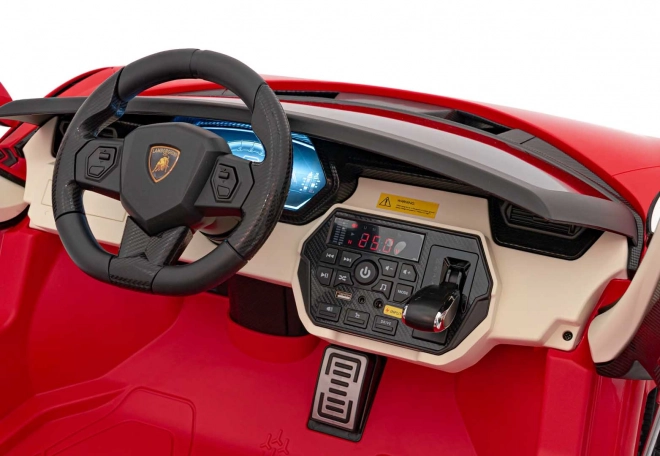 Vehicul electric Lamborghini SIAN – Červené