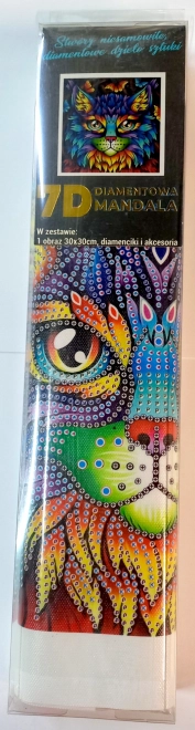 NORIMPEX Diamantové malování Kočičí portrét 30x40cm