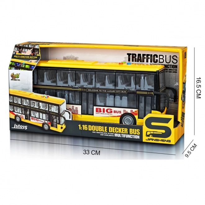 Realistický autobus se světly a zvuky