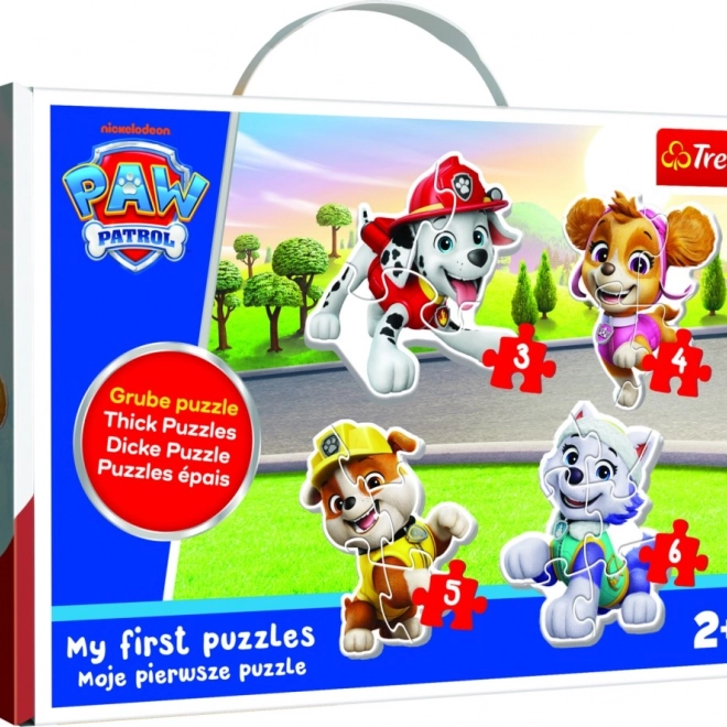 Dětské puzzle pro nejmenší – roztomilí psi (TLAPKOVÁ PATROLA)