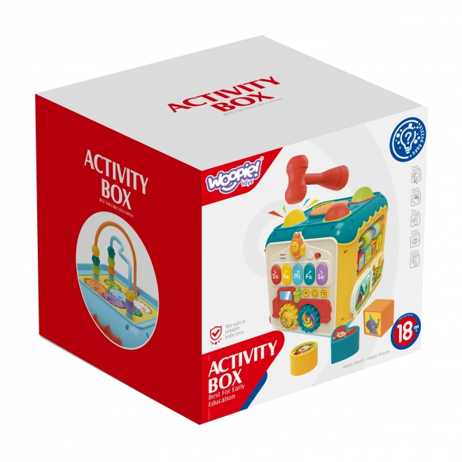 Montessori aktivní kostka 6v1
