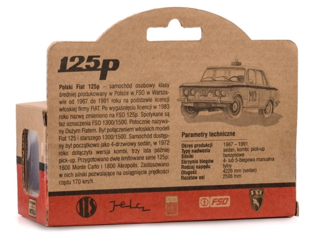 Vozidlo PRL Fiat 125P MO