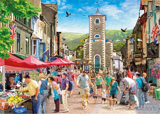 GIBSONS Puzzle Keswick, Anglie 1000 dílků