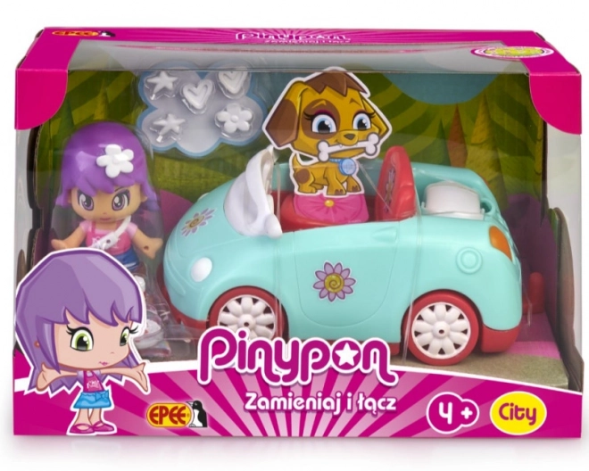 Pinypon Město pro panenky figurka Autíčko tyrkysové