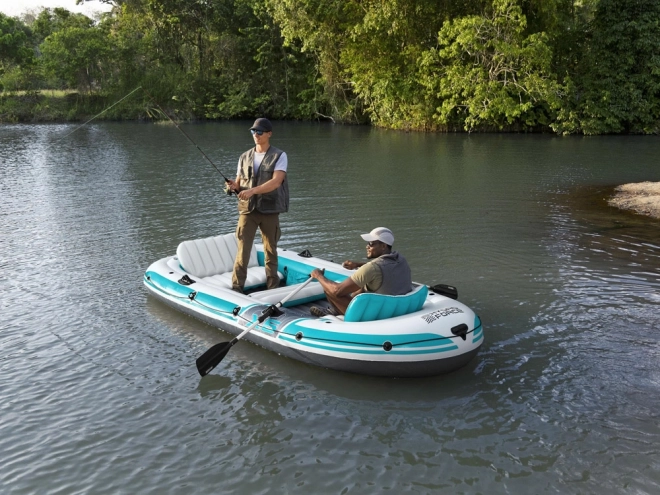 Bestway nafukovací ponton pro 5 osob 364 x 166 cm 65159 Modrá barva