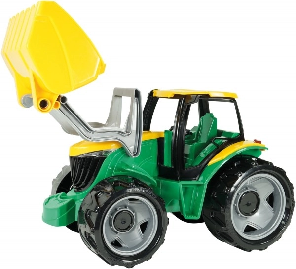 Dětský traktor se lžící Zeleno-žlutý
