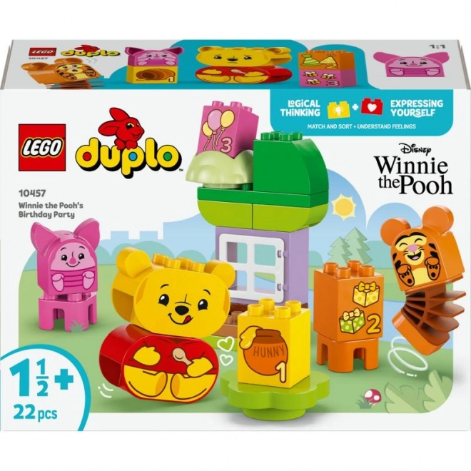 Kostky Duplo Narozeninová oslava Medvídka Pú