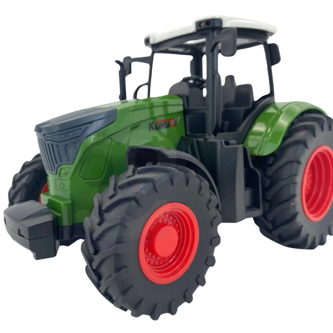 Woopie zelený traktor s gumovými koly