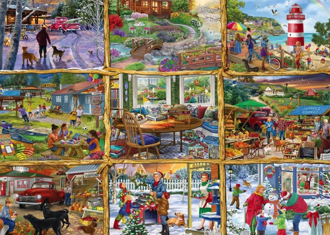 Puzzle Všechna roční období - ALIPSON