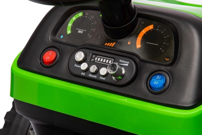 Bateriový traktor BBH-030 zelený