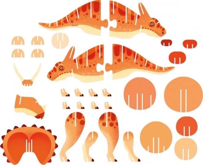 3D puzzle Triceratops od Janod