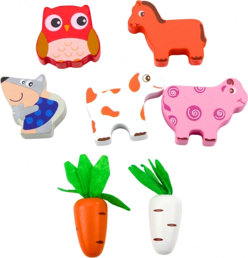 Barevné figurky zvířat pro učení i příběhy