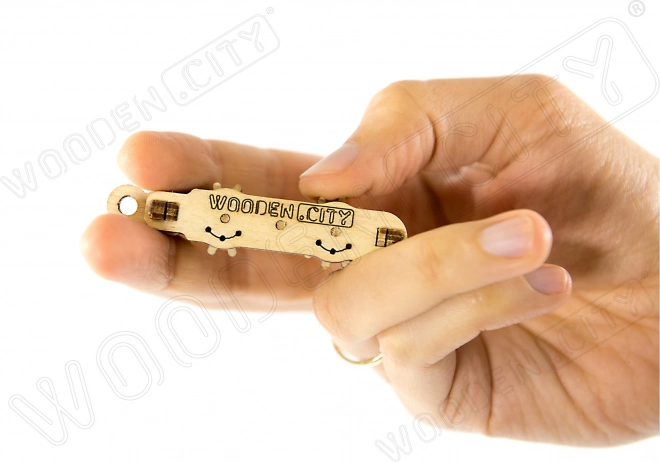 Dřevěné 3D puzzle mini sada Widgets: Historická vozidla