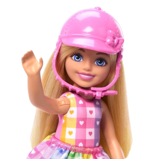 Panenka Barbie Chelsea na poníkovi
