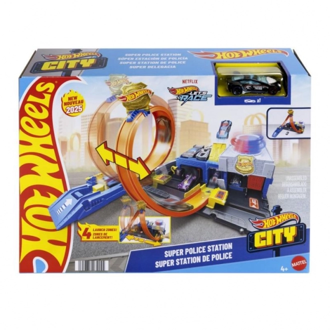 Super policejní stanice Hot Wheels