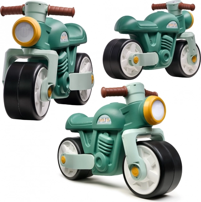 Falk dětská odrážedlo motorka Retro zelená