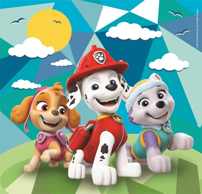 CLEMENTONI Puzzle Tlapková patrola 3x48 dílků
