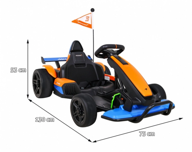 Gokart pro děti McLaren Drift s akumulátorem