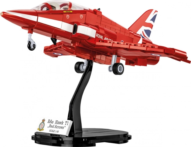 Stavebnice BAe Hawk T1 Červené šípy 389 dílků