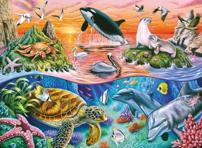 Puzzle Nádherný oceán XXL od Ravensburger 100 dílků