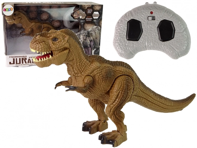 Dinosaurus na dálkové ovládání Tyranosaurus Rex Brown