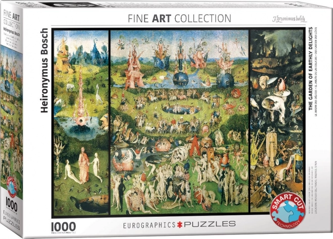 Puzzle Zahrada pozemských rozkoší 1000 dílků od Eurographics