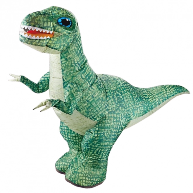 Zelený zdalně řízený nafukovací dinosaurus
