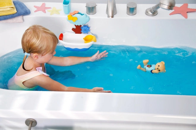 BABY born splish splash vanička s medvídkem