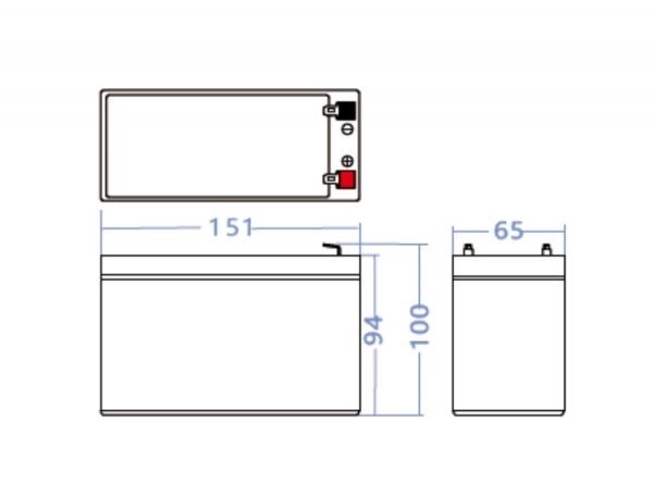 Baterie AGM VRLA 12V 8Ah