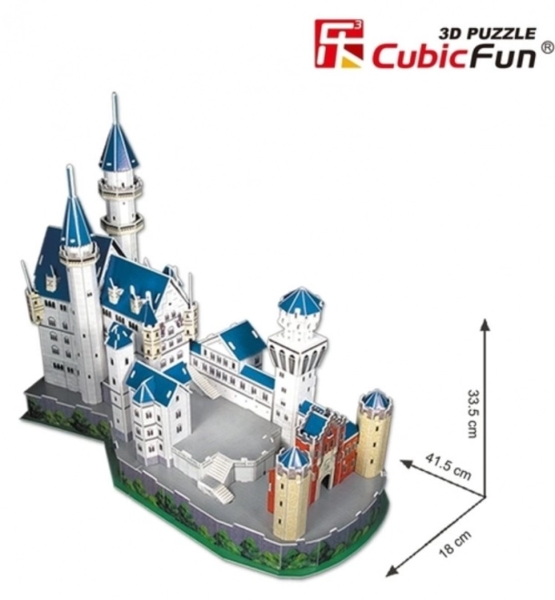 3D puzzle National Geographic: Zámek Neuschwanstein