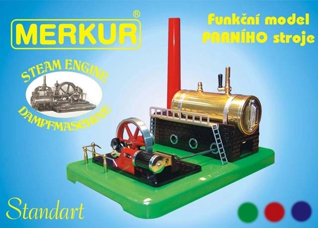 Merkur Parní stroj - funkční model