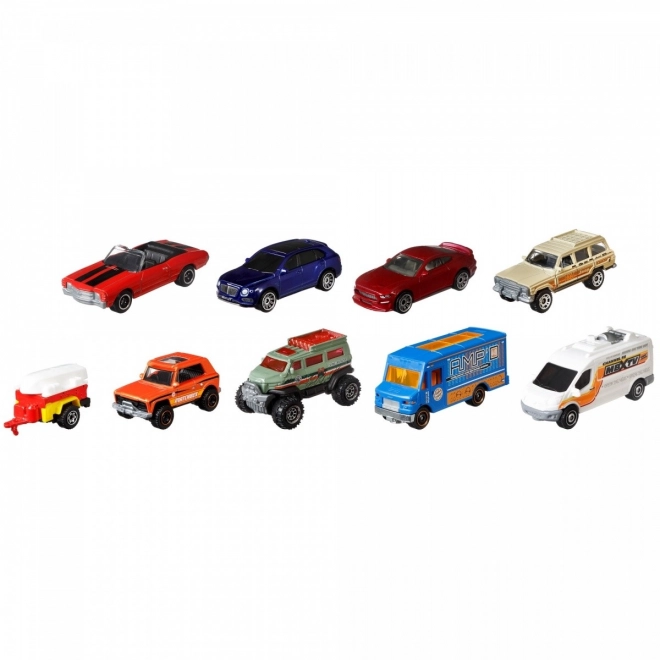 Auta Matchbox 9-Pack