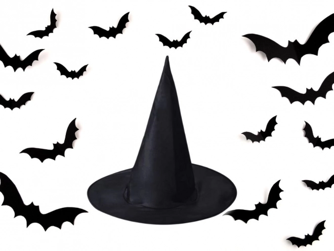 Čarodějnický klobouk černý pro Halloween