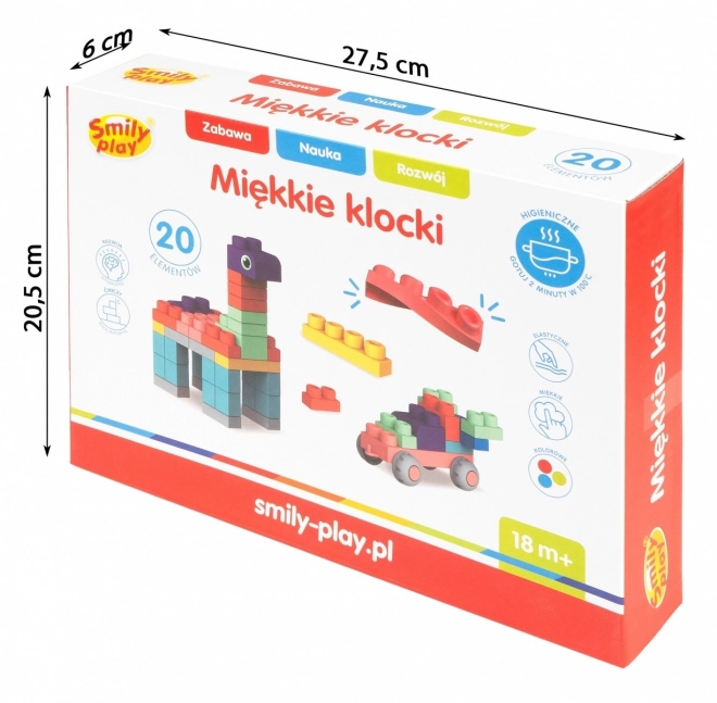 Měkké kostky 20 kusů