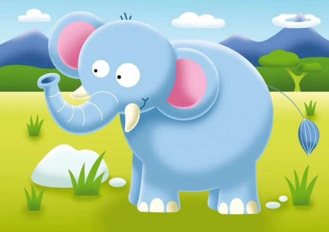 Moje první puzzle Na safari 2/3/4/5 dílků