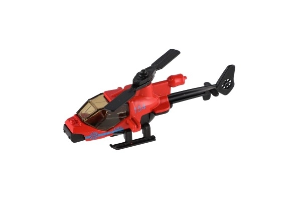 Kovový a plastový vrtulník pro děti 10 cm