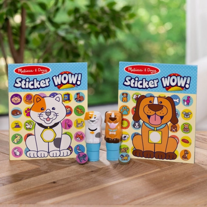 Sticker WOW! dvoupak se samolepkami - Pes a Kočka (900 samolepek)